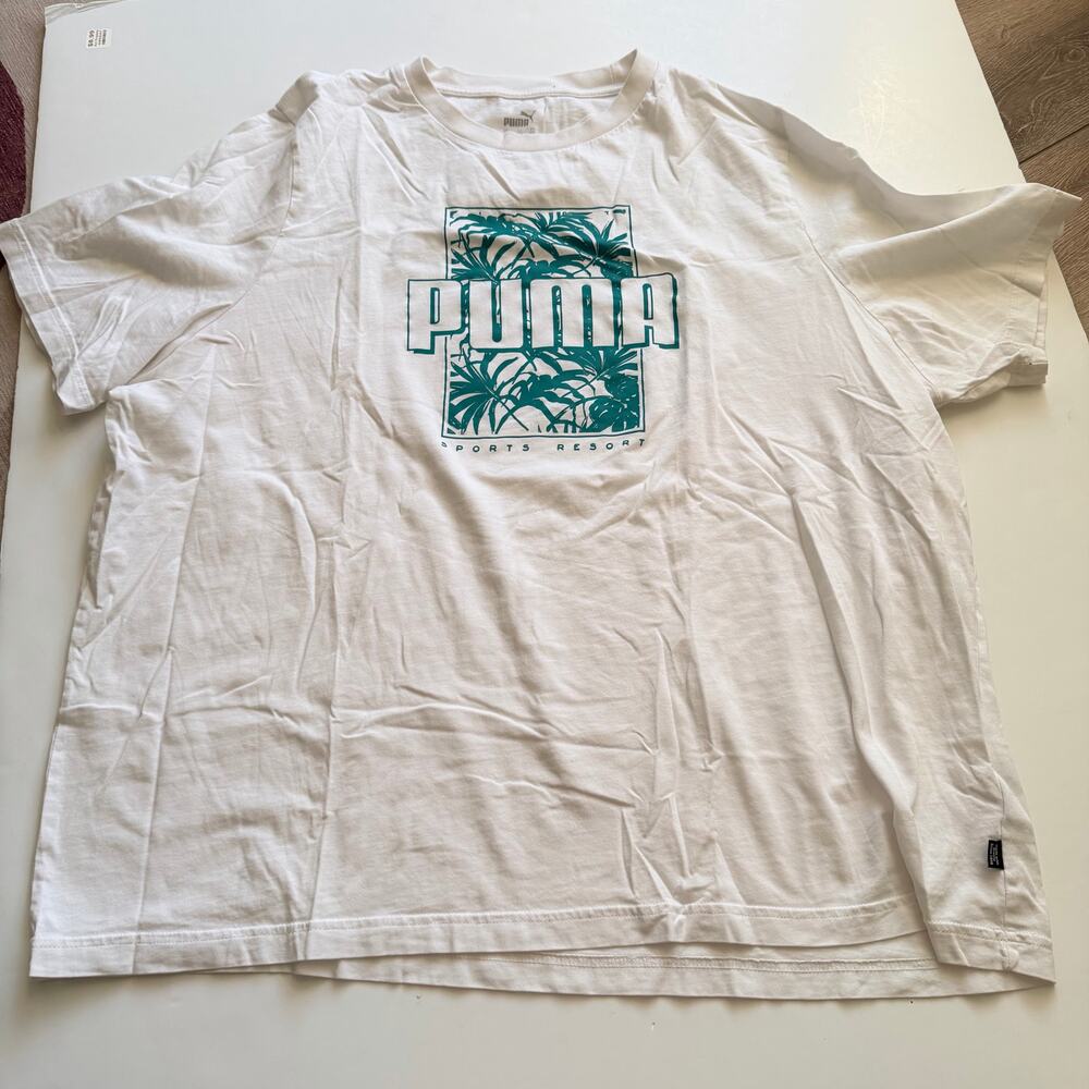 PUMA Palm Resort Graphic T-Shirt - Men's XXL - Picture 2 of 7